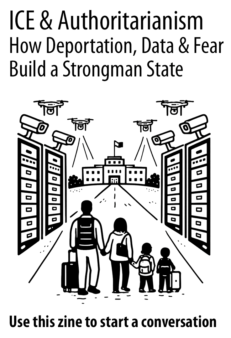 ICE & Authoritarianism zine cover